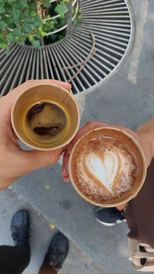 Tasting the perfect Ljubljana coffee at a cafe on Mestni Square while admiring the architecture
