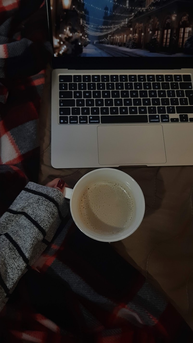 coffee and laptop