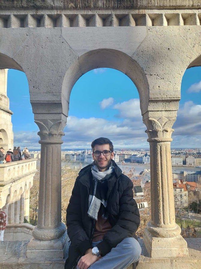 A portrait at Buda Castle Hill where the picturesque view of the Danube will cast a spell on you