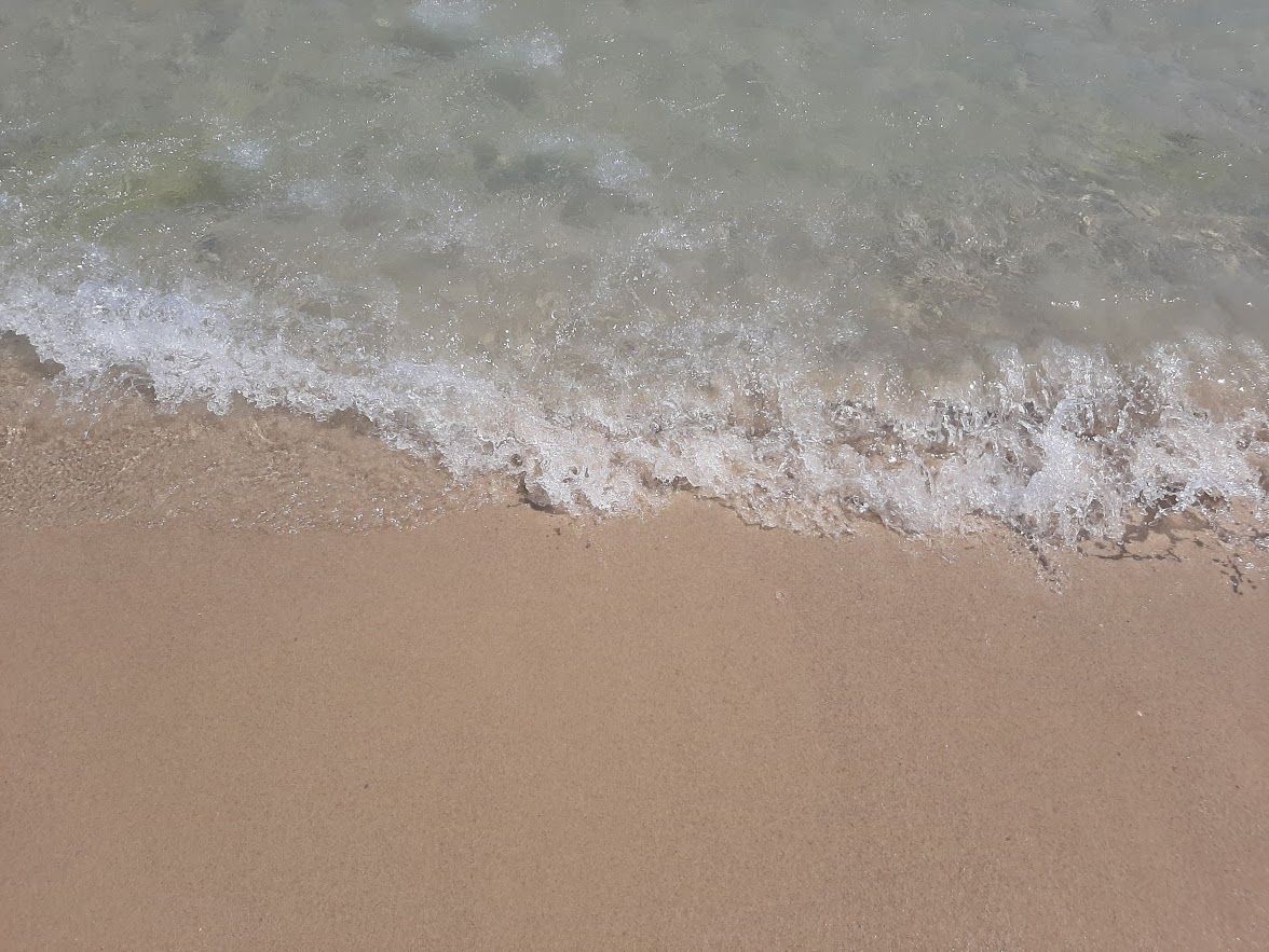 The incredibly fine sand beach at Paliouri with no stones just perfect crystal-clear shallow water