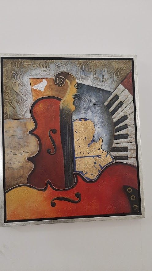 More beautiful artwork adorning the hallways of Bansko Hotel a real piece of art in every sense
