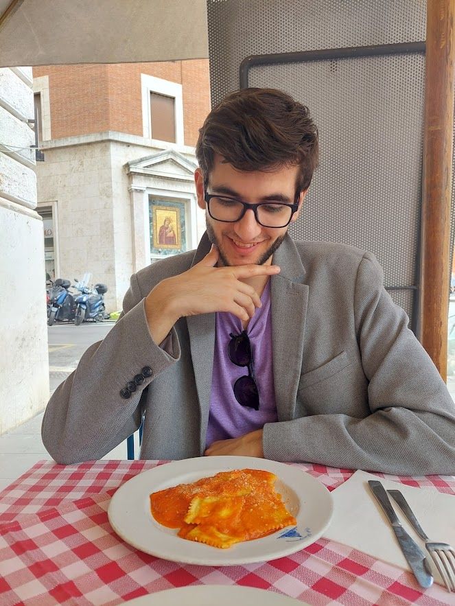 Delicious Italian ravioli served fresh at a Roman restaurant a must-taste when visiting Rome