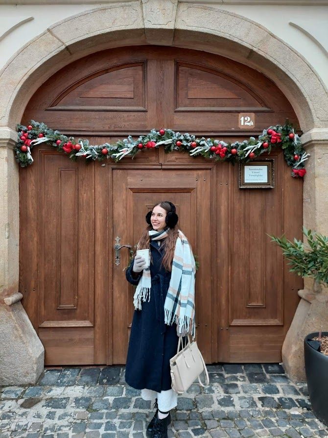 A winter portrait in the spellbinding Christmas atmosphere of Szentendre Hungary