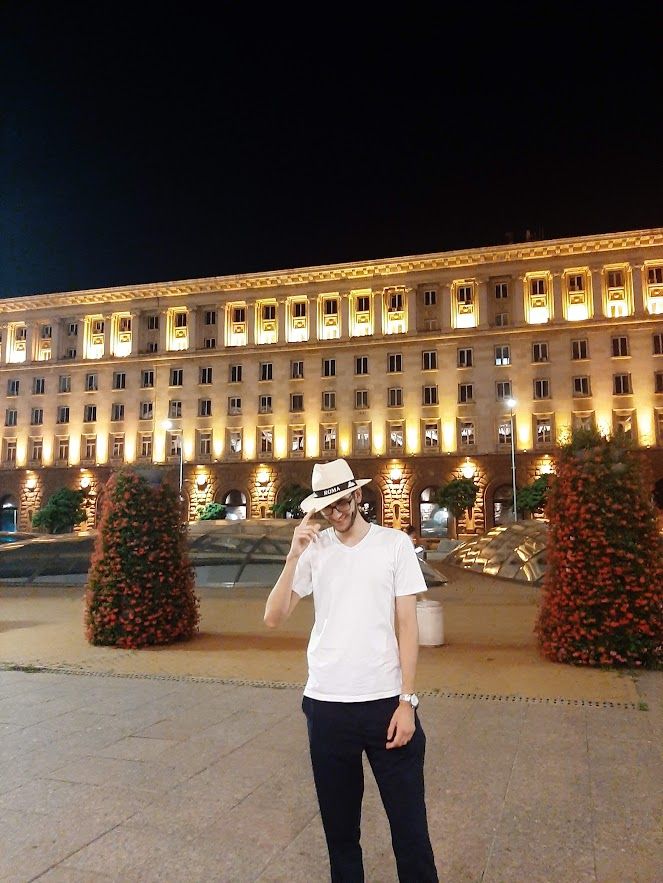 A casual summer look in Sofia with comfortable yet stylish clothing perfect for city exploring