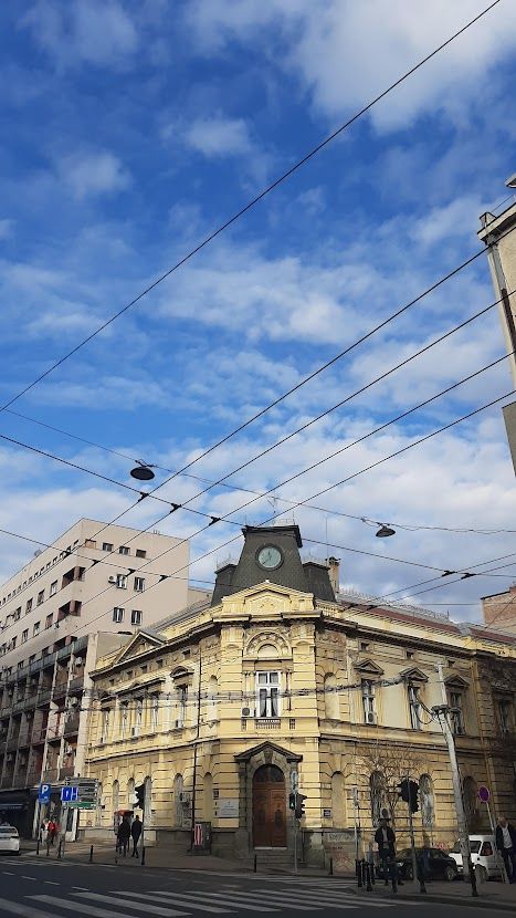 The impressive old town of Belgrade Serbia with carefully chosen architecture and stunning buildings