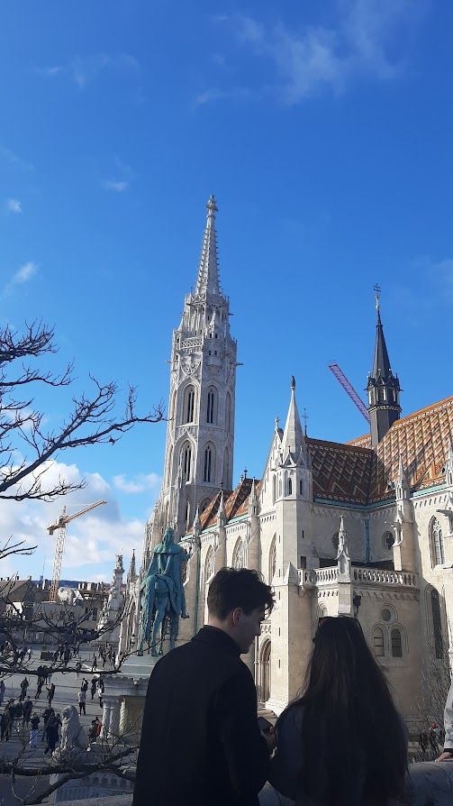 The stunning Mathias Church on Buda Castle Hill where many royal coronations and weddings took place