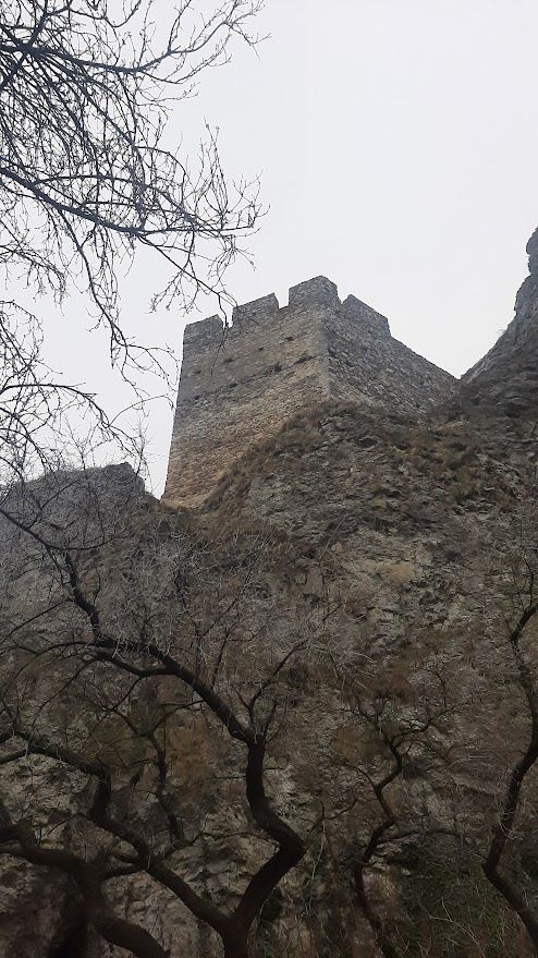 The historic Devin Castle located outside Bratislava where the Morava and Danube rivers merge