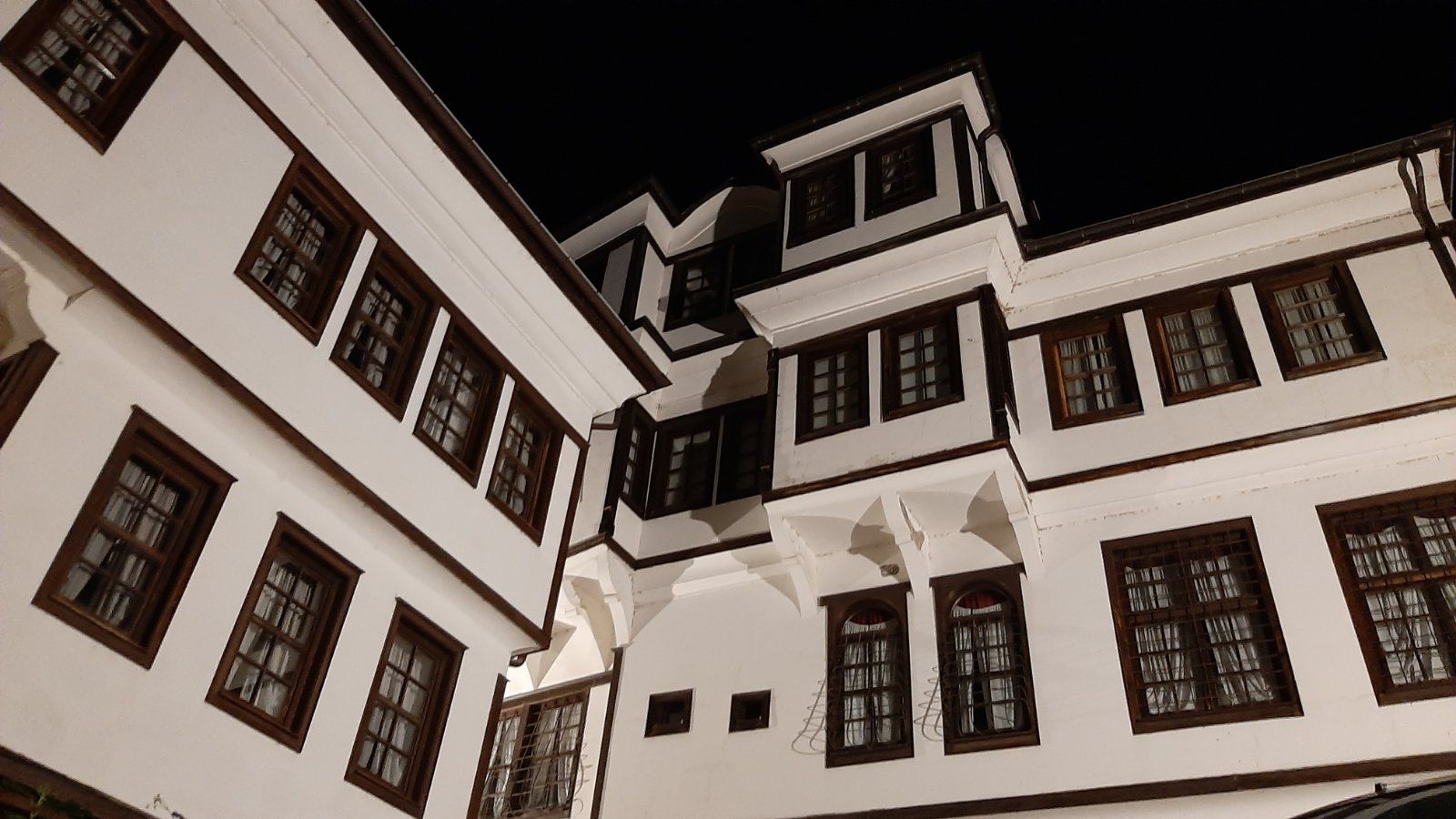 The historic Robevi House one of Ohrids most famous buildings located in the heart of the old town