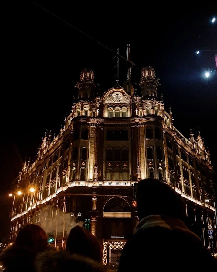 The stunning architecture of Budapest illuminated at night showcasing gothic neoclassical and baroque styles
