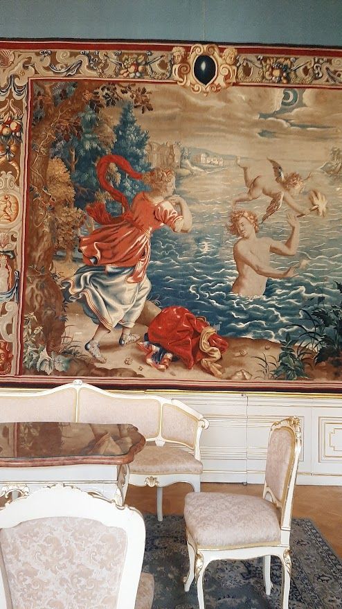 Incredible art and tapestries inside the Primates Palace the residence of the Mayor of Bratislava