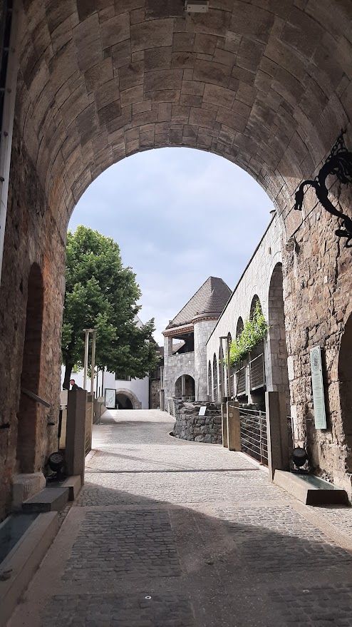 The historic Ljubljana Castle built in the 11th century a mix of Renaissance Baroque and Gothic styles