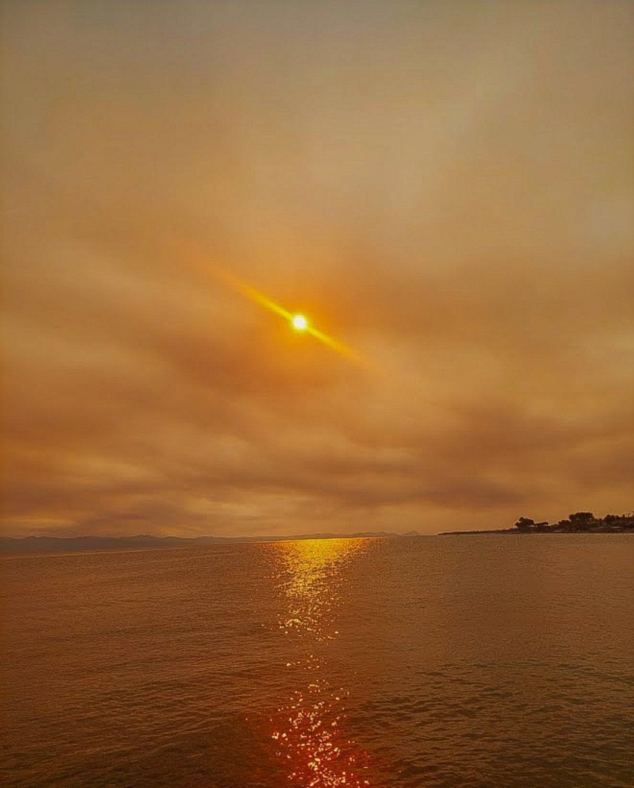 A glorious sunrise over the Aegean Sea in Greece making every day even more colourful