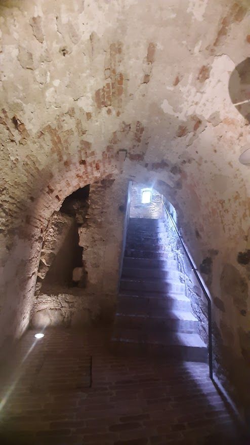 Inside the Museum of Slovenian History housed within the walls of Ljubljana Castle