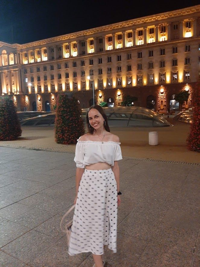 A breezy summer dress perfect for warm city days combining comfort and effortless style