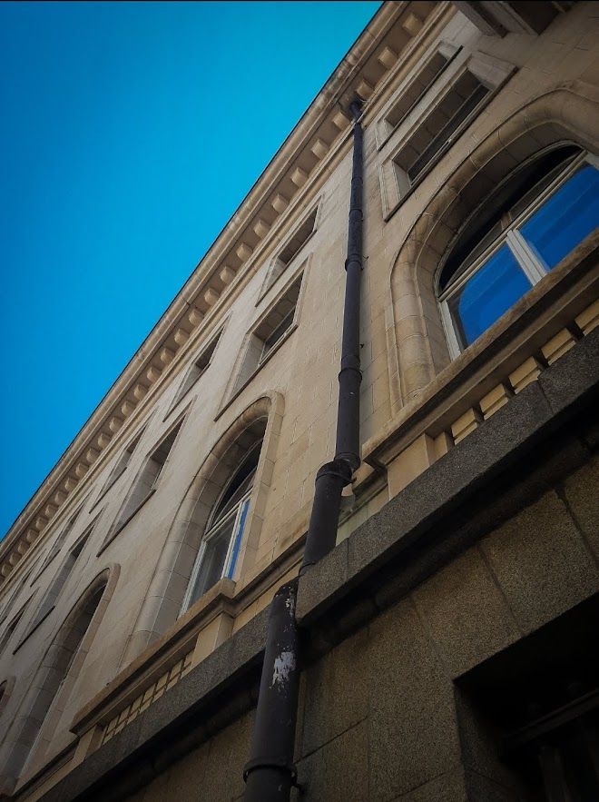 Elegant architectural details on a building in Sofia reflecting the citys rich historical heritage