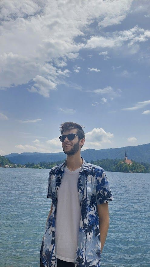 A farewell portrait in Ljubljana saying bye till the next adventure in this beautiful green country