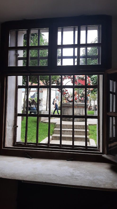 Looking out from the castle tower over the beautiful green landscape of Ljubljana