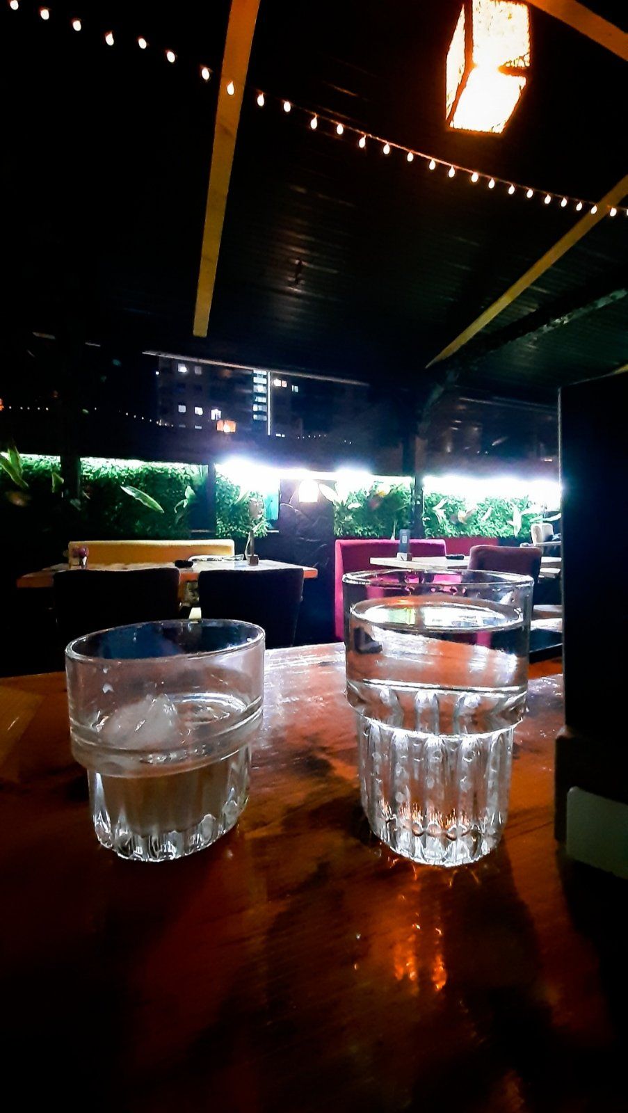 Fun and happy decorative details at Srekja Bar Food creating an uplifting dining atmosphere