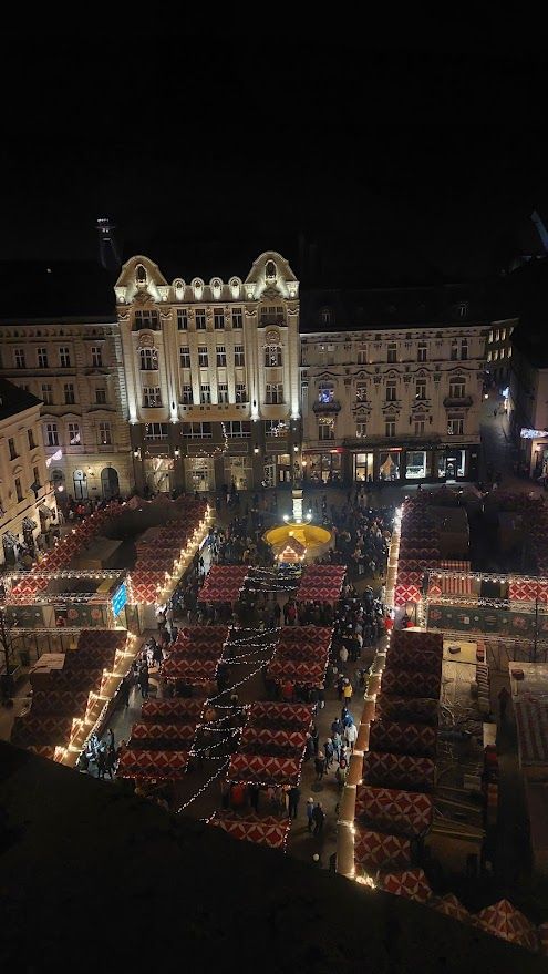 The magical Christmas markets in Bratislava with cookies traditional food ornaments and Christmas music