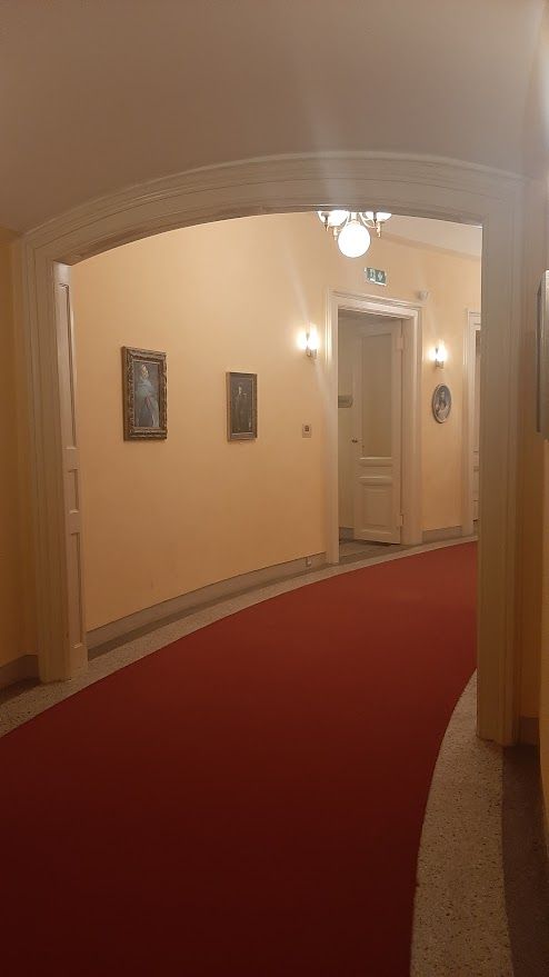The elegant Philharmonic building in Ljubljana one of the oldest such institutions in Europe