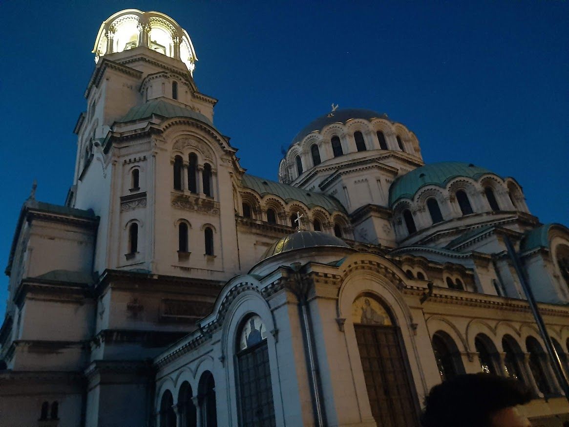 The magnificent Alexander Nevski Cathedral one of the largest Orthodox Cathedrals in the world in Sofia