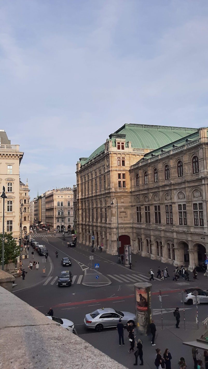 Vienna Opera from Allbertina Terrace