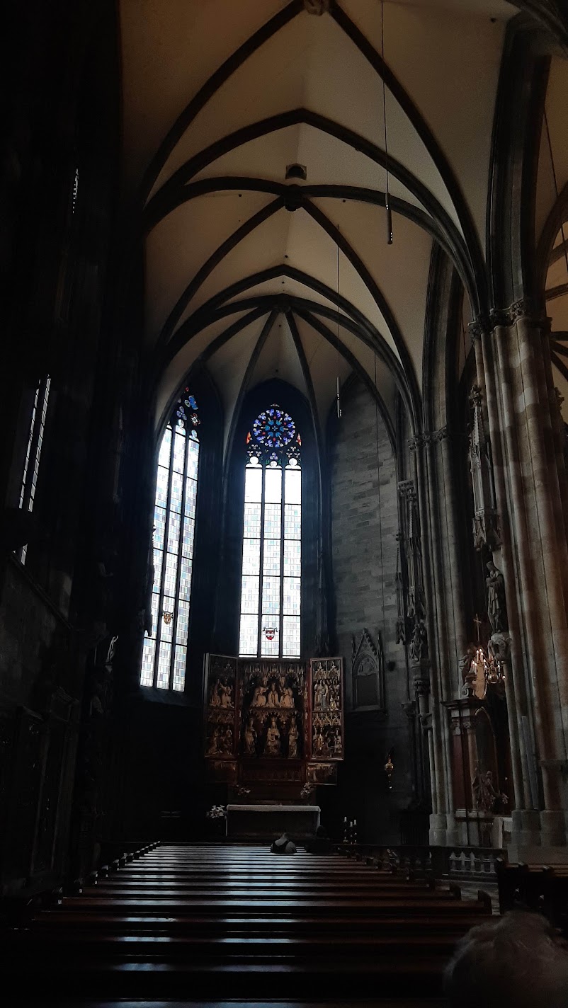 An interactive sound exhibit at the House of Music museum in Vienna